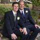 Richard and Luis after their legal wedding ceremony in Victoria, British Columbia.
